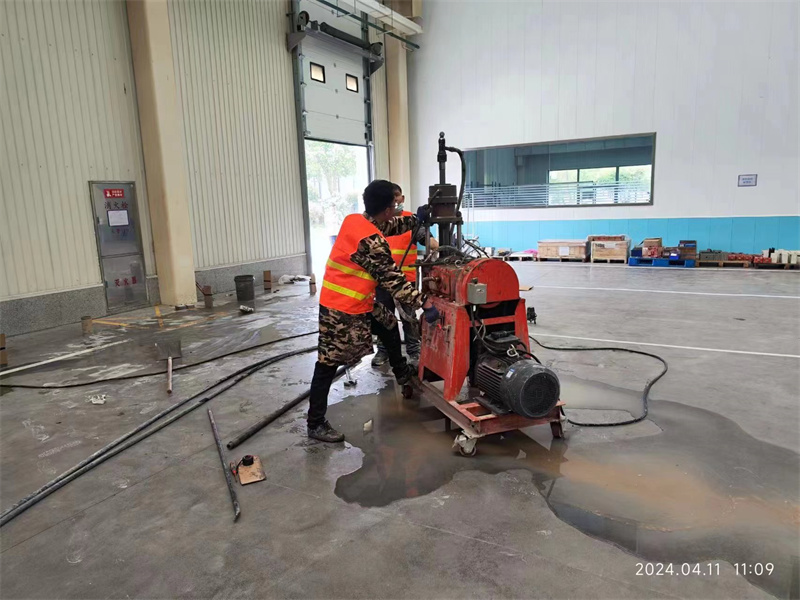 广西厂房地面下沉塌陷注浆加固施工